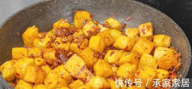 老豆腐|自从学会豆腐这做法,老婆隔三差五点名要吃,上桌吃的汤汁都不剩