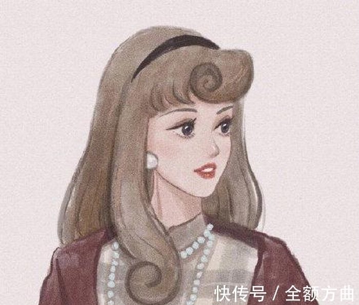 迪士尼公主|穿上旗袍后的迪士尼公主，每一位都国色天香，果然木兰最对味