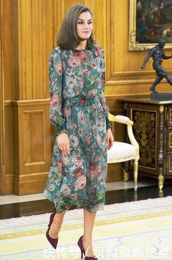 西班牙王后真会穿,早秋穿搭高级优雅还显瘦,每套都值得借鉴