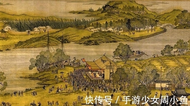 农夫们$清明上河图被放大100倍,你会发现一细节,树下睡觉男子在干啥?