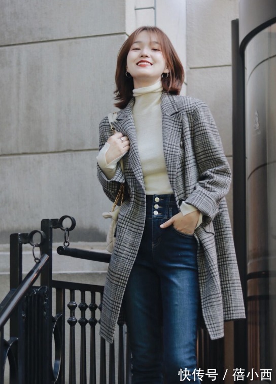 阔腿裤|小个子女生入秋搭配秘诀:颜色+版型,来学这位博主的私服造型