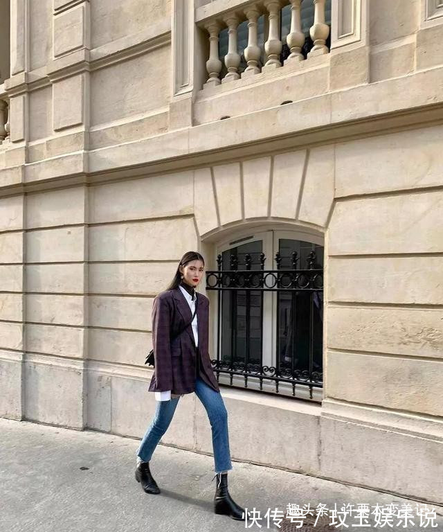 小姐姐 收起你的裙子吧!今年流行穿“九分裤+短靴”,保暖舒适还时髦