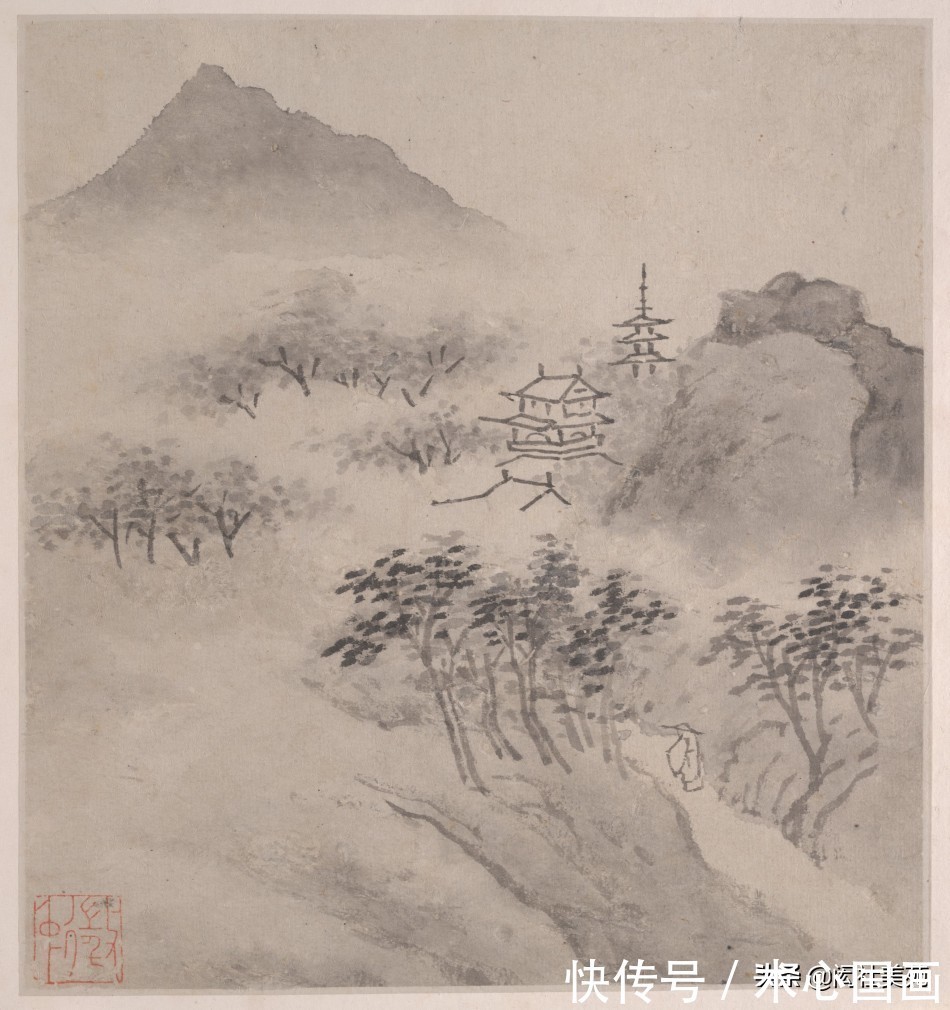 沈周&文徵明《潇湘八咏册》欣赏:一画一书一世界