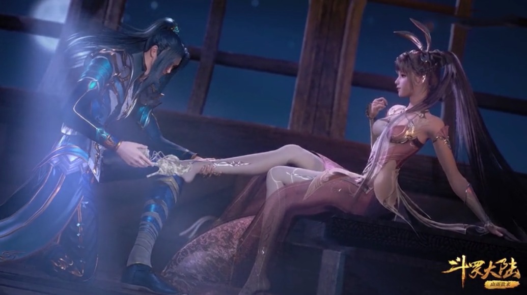 七怪|斗羅大陸：七怪坐船前往海神島，唐三和小舞月下撒狗糧