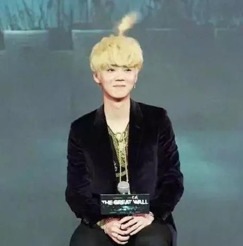 头上|谢可寅亲到蔡徐坤鹿晗头上“冒烟”,这些错位图太真实