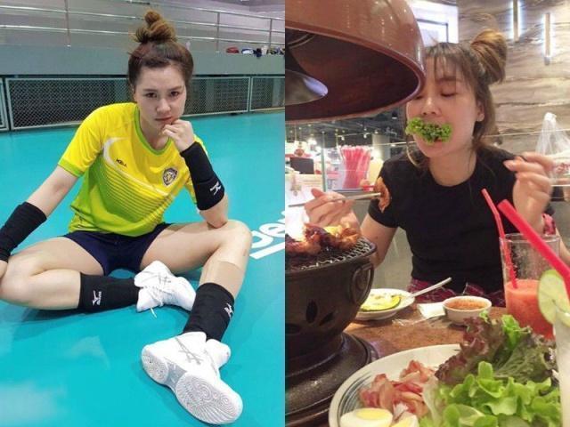 中国女排|她是泰国排球女神，颜值高身材“火辣”，颜值堪比张常宁