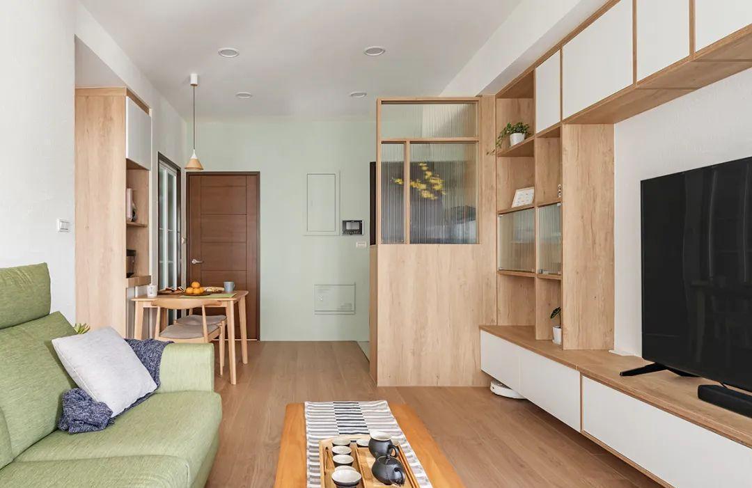 收纳|59㎡小户型玩转日系文艺小清新,不花哨不华丽,只要多一点温馨!