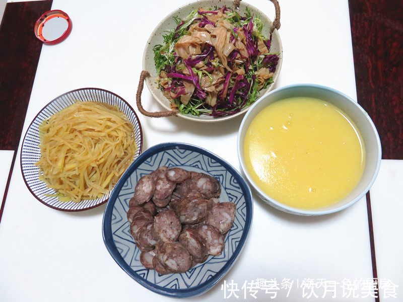 过年吃腻了大餐,在家自己准备了3道家常菜,女儿说这样吃舒服!
