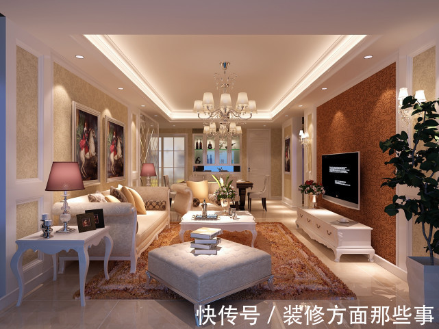 三居室|118平简欧风三居室,室内每一?块?地方都有独特的韵味和内涵