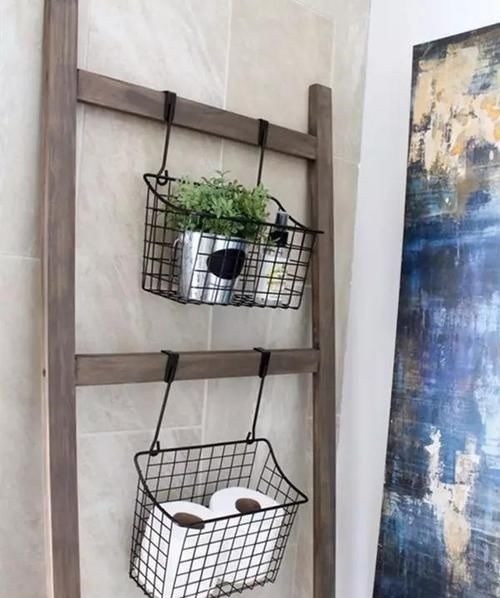 柜子|利用好马桶上方的1㎡,在马桶上装个架子,卫生间瞬间大了5㎡