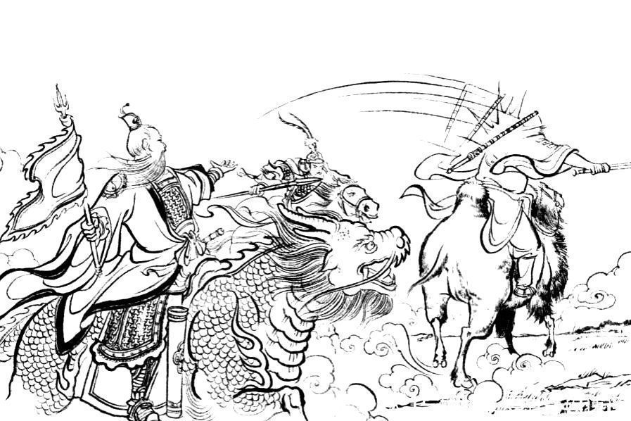 哪吒$封神演义无敌人仙法宝,哪吒被打成痴呆,杨戬玄功护体也差点送命