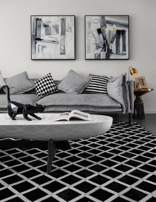 户型|极致的灰白色调，打造130㎡简约风住宅，看完就想直接入住