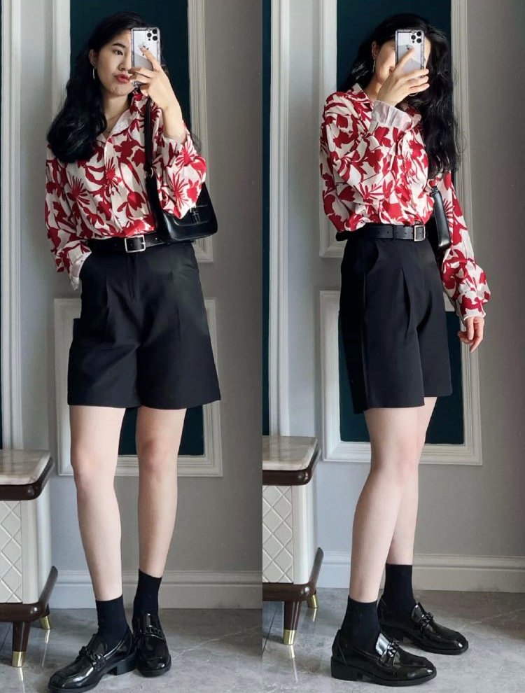 五分裤|别穿长裤了！今夏流行这样穿短裤，显高显瘦