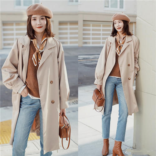 小个子穿风衣的“选款妙计”，这4点才是关键，学会轻松显瘦增高