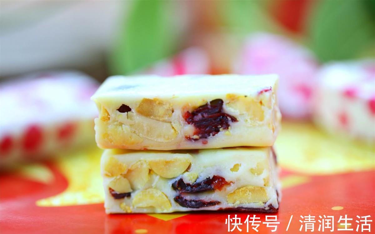 蔓越莓干|儿子爱吃牛轧糖不用花钱买，自己在家就能做，简单好做无添加