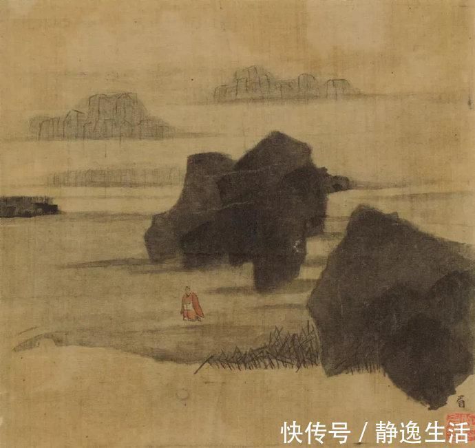 阳曲人#明清文人的山水情怀——傅山、傅眉父子《山水花卉册》欣赏