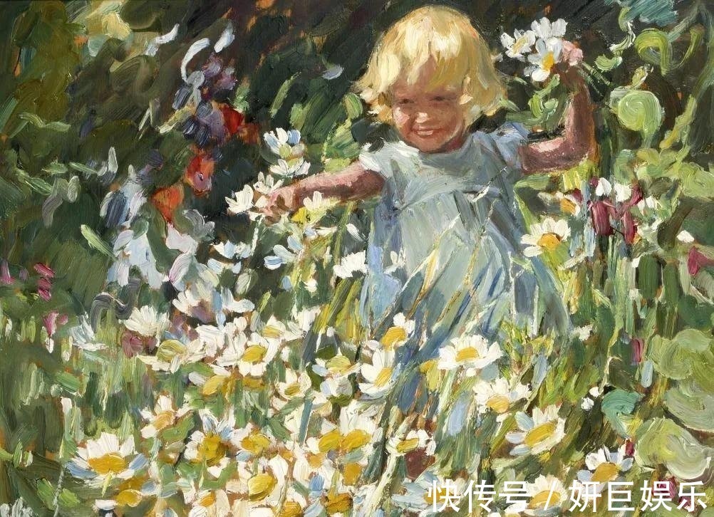 会员!20世纪英国最伟大的女画家之一多萝西娅·夏普油画作品欣赏