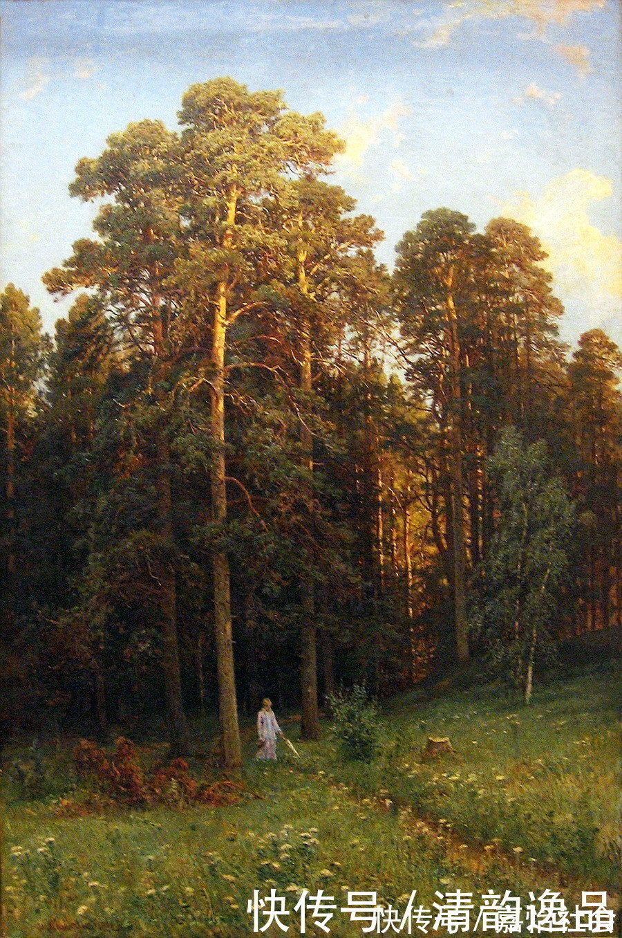 油画&俄罗斯油画大师,伊凡·伊凡诺维奇·希施金,风景油画作品选集