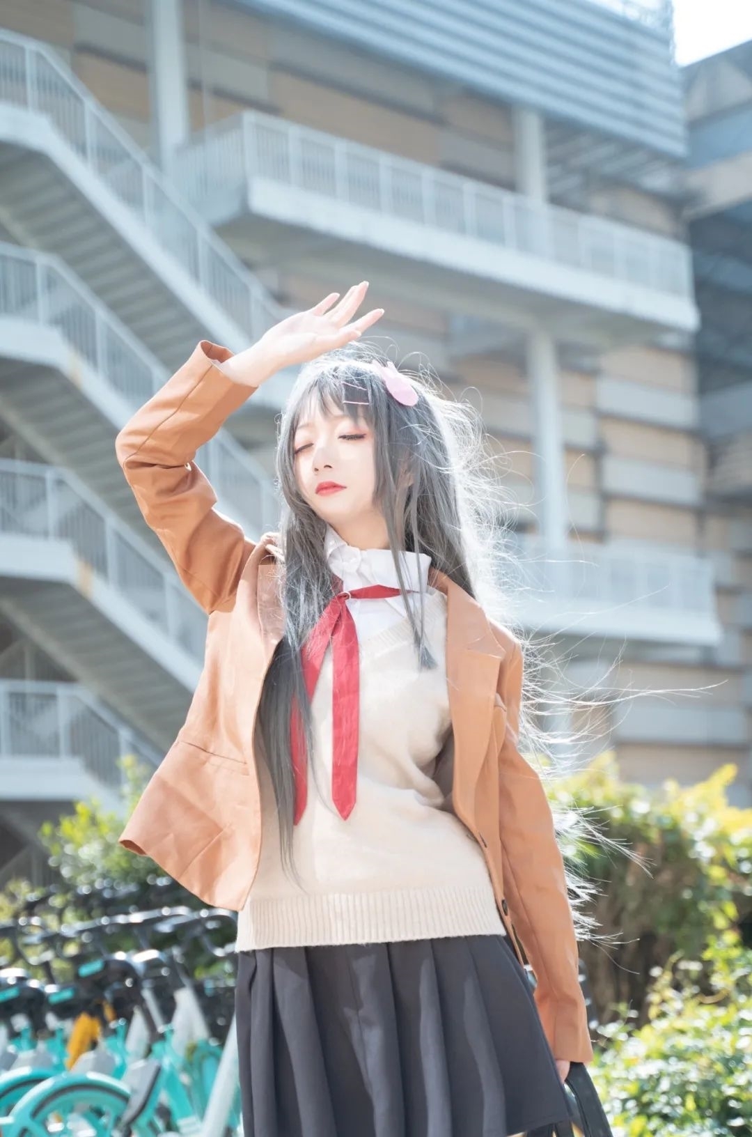 樱岛麻衣|cos:兔女郎学姐樱岛麻衣cos正@无筝