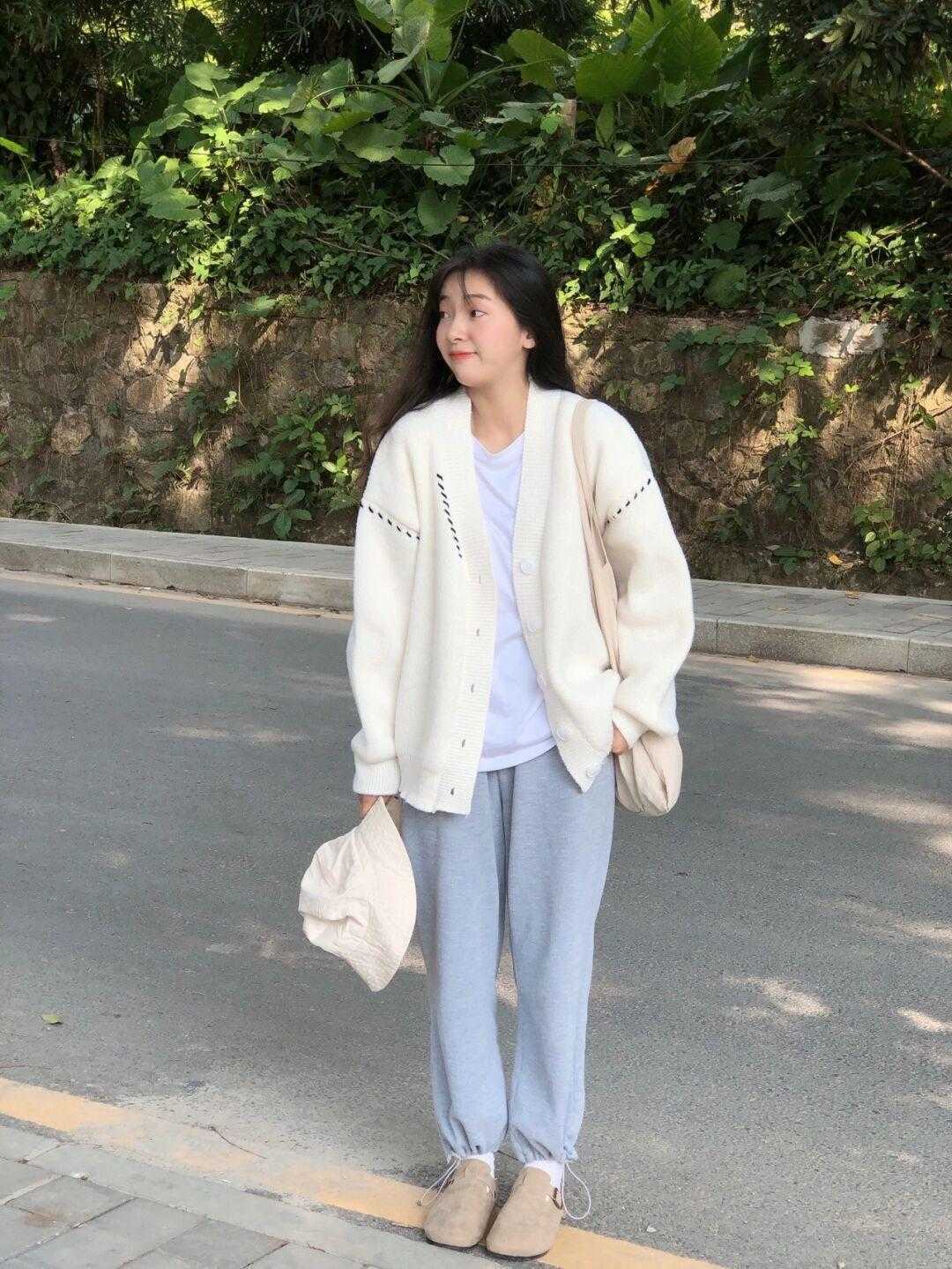 休闲裤|冬季的针织开衫,温柔文艺,驱散一冬寒气