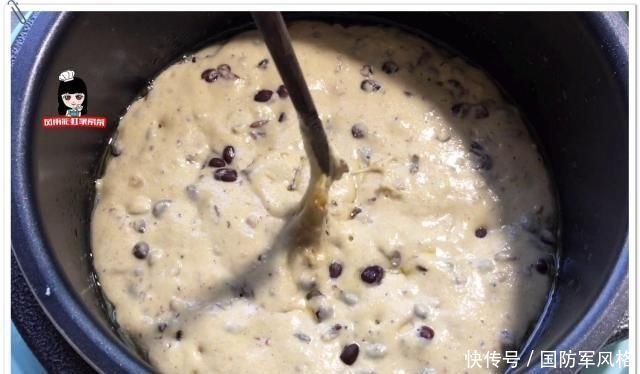 电饭煲红豆发糕,这样做不用揉面,不用擀面,好吃还简单