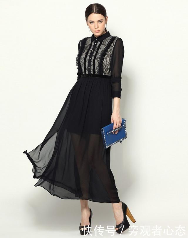 收腰波点连衣裙，美丽大方，又充满活力