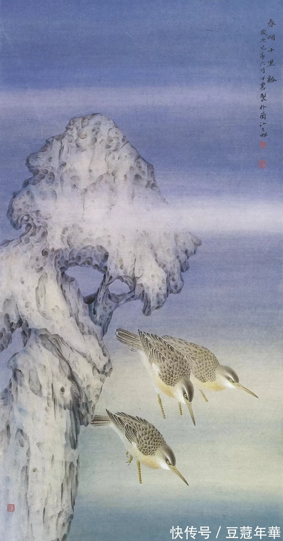 唯美!陈建强的花鸟画造境唯美,引人踏入清雅之境