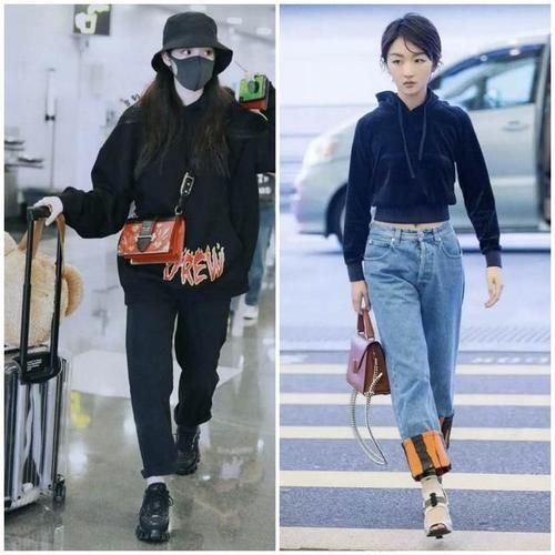 穿卫衣时一定要这样搭，配阔腿裤“显高显瘦”，时髦精最爱