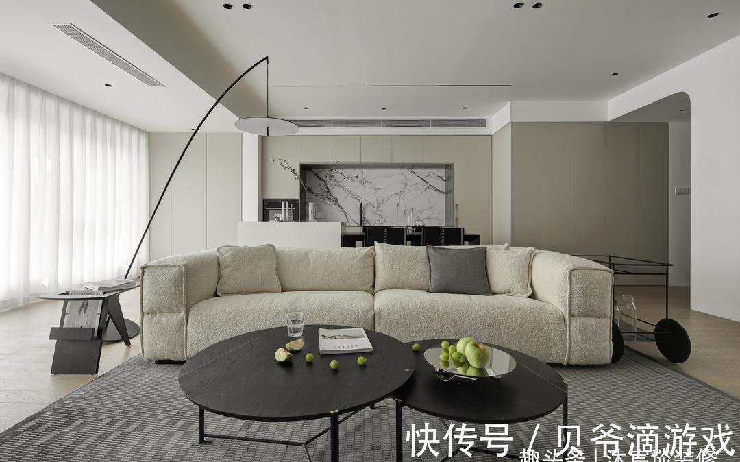 横厅|40岁哥哥买下一个横厅,坚持极简装修,全屋简洁大气,太高级了