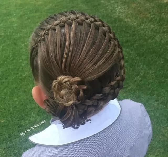 编发 72款好看的儿童编发,有闺女了就要给她编这样的发型,宝妈快收藏