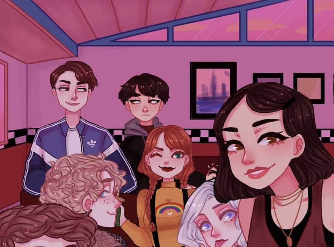 动漫|国外画师眼中的“汽水拟人化”,芬达无敌美少女,可乐CP真养眼