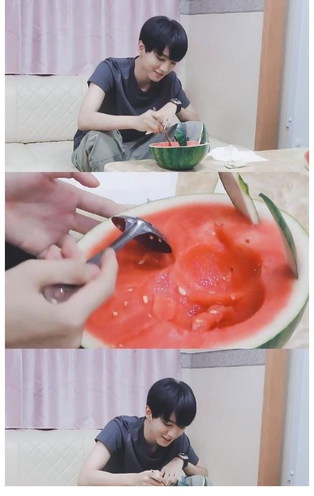 vlog|王俊凱吃西瓜vlog