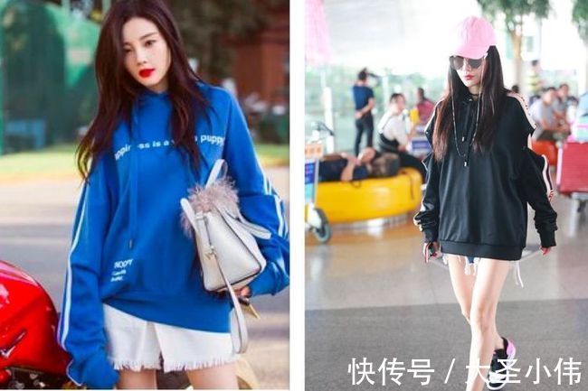 减龄|美女街拍:卫衣穿得妙,减龄功效超级好,时尚百搭又有休闲范!!