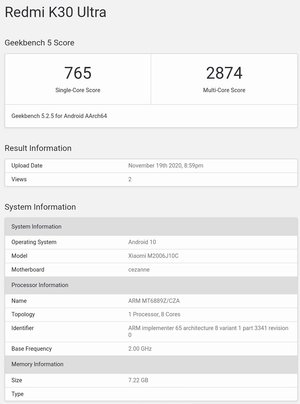 MT6893|联发科MT6893 SoC曝光：性能逼近旗舰芯片