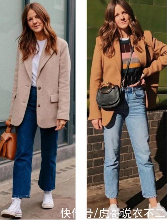 长得美不如会穿牛仔裤，她的“一裤多穿”太圈粉，每种都简约时髦