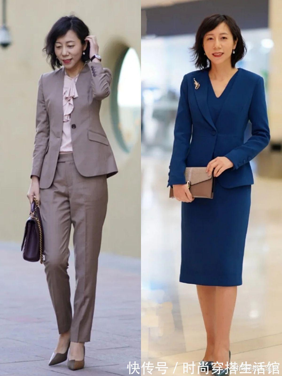 衣服|上了年纪的女人别穿太花哨,掌握这2个思路和3种搭配,时髦又减龄