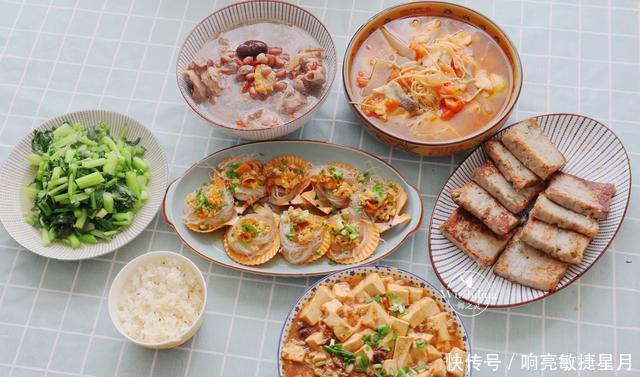 祖孙三代|祖孙三代的晚餐,6个菜成本60元,不精致但也不浪费