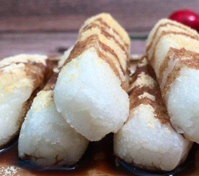 红糖糍粑,软糯香甜,外皮脆而不硬,糯叽叽的让人毫无抵抗力