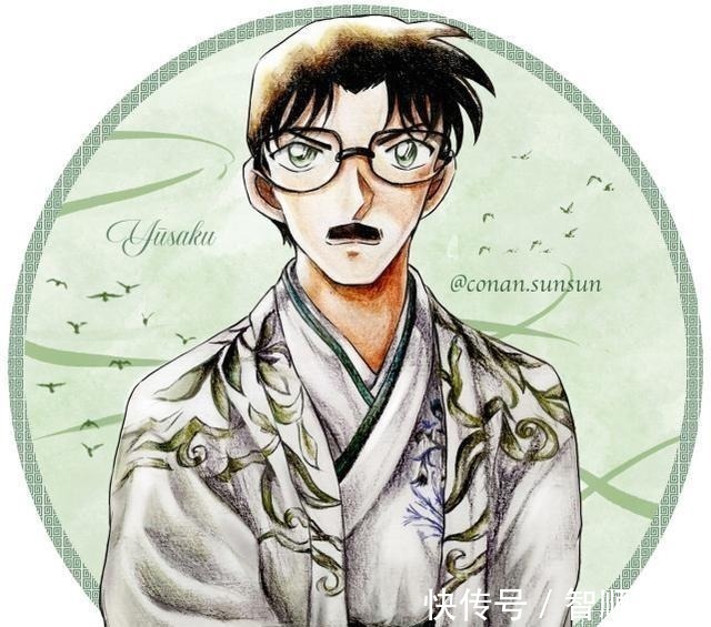 工藤新一|当名侦探柯南换上了古装,灰原哀像小仙女,毛利兰太可了