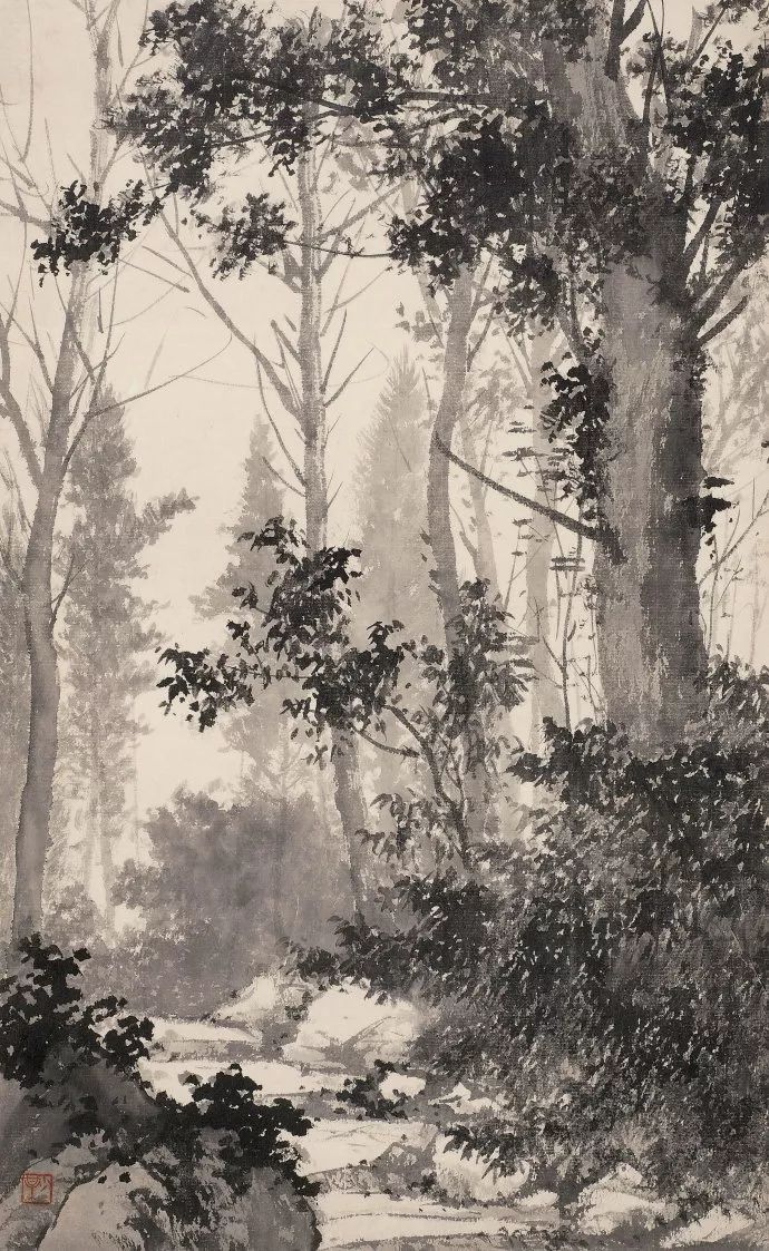 陈少梅$他被誉为“当代唐伯虎”“唐寅以后第一人”，真不过分