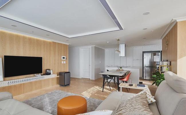 儿子|为儿子结婚,老两口重装114㎡,在配色上下功夫,前后像换了套房