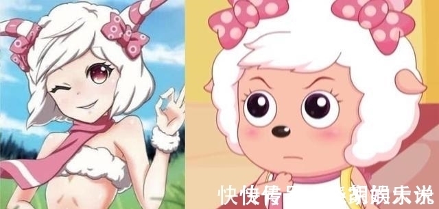 懒羊羊|《喜羊羊与灰太狼》角色拟人，美羊羊身材优秀，红太狼渔网袜亮眼