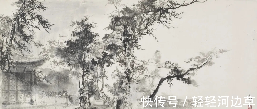 山水画$虚淡明净｜王珊山水画