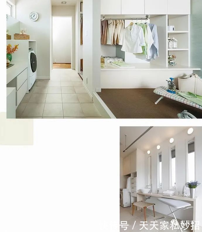 衣帽间|洗漱台外移做单间,内设洗衣房、衣帽间,这是家居界的“大局观”