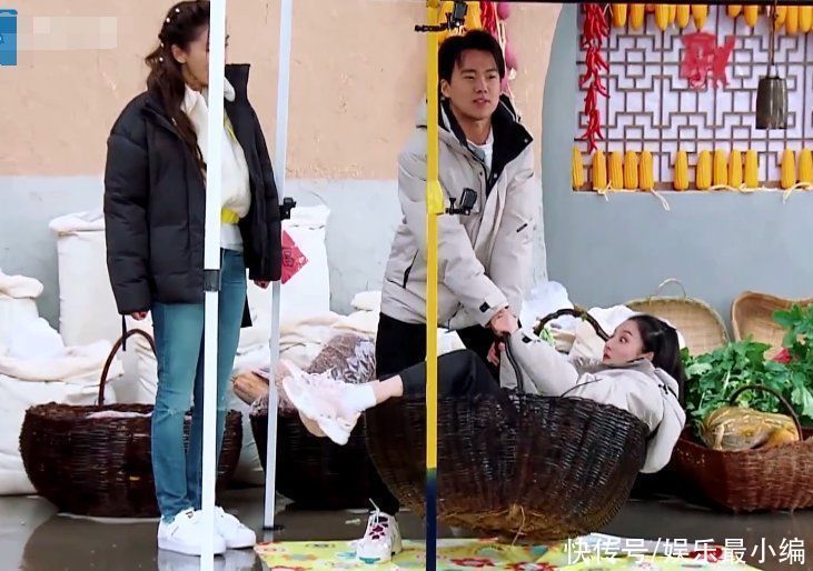 王霏霏 别人都将女生放筐里称重,唯独郑恺不同,瞧见他操作:是个狠人