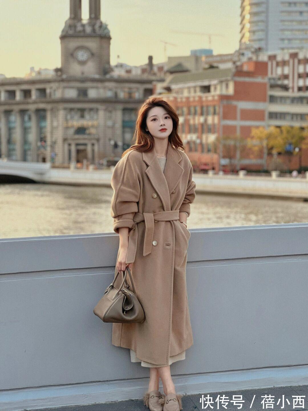 穿搭 冬季穿搭要时髦更要舒适,借鉴4套“韩里韩气”的大衣搭配,好美