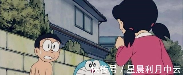 静香|哆啦A梦小数据静香被大雄偷看700次,静香还吐槽大雄穿衣服洗澡