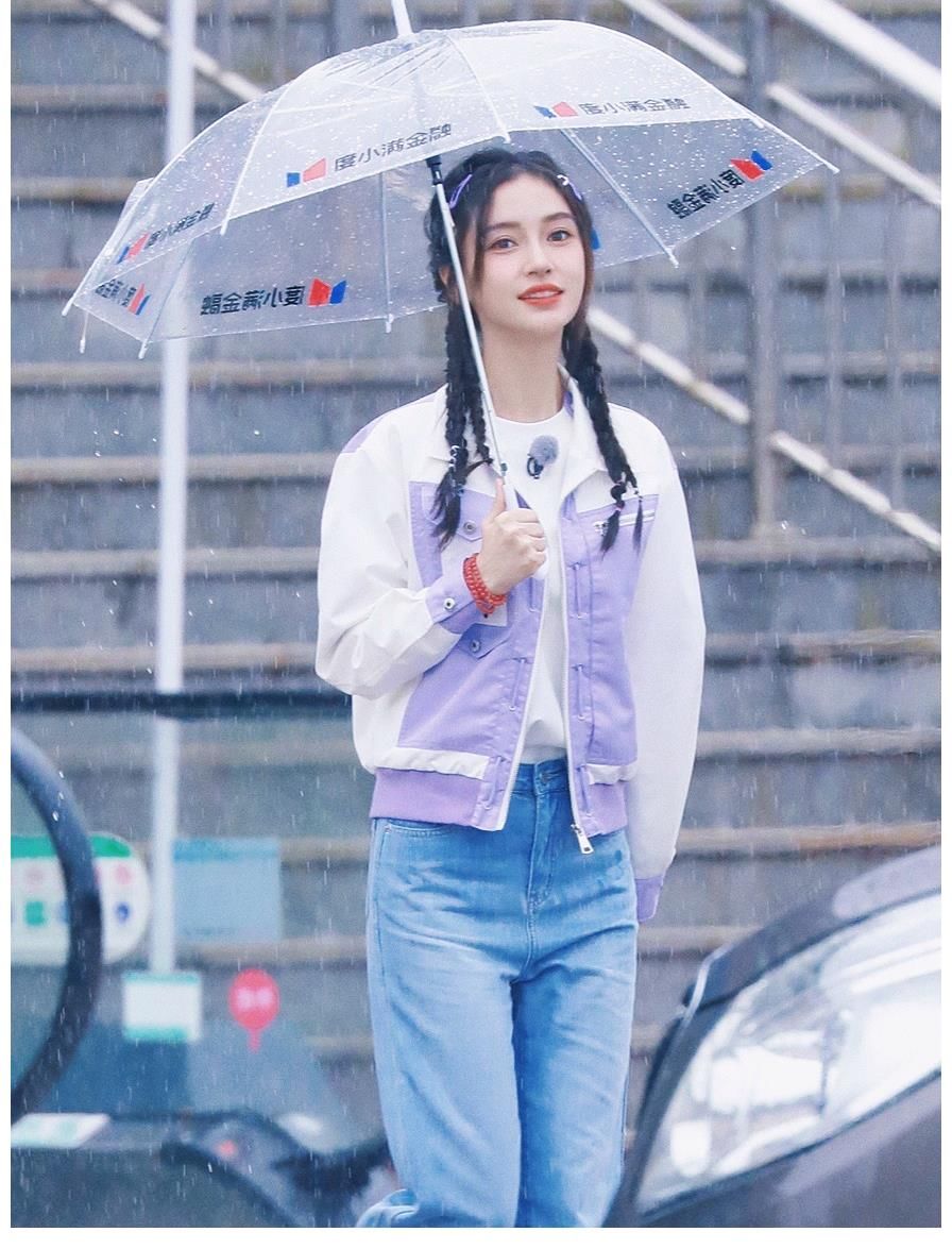 造型|奔跑吧黄河山东路透，angelababy造型清纯，宋雨琦水肿，白鹿养眼