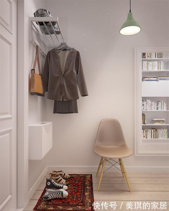 三居室|110平简欧风三居室,温柔的浅色+鲜明亮色的融合温馨不失活力