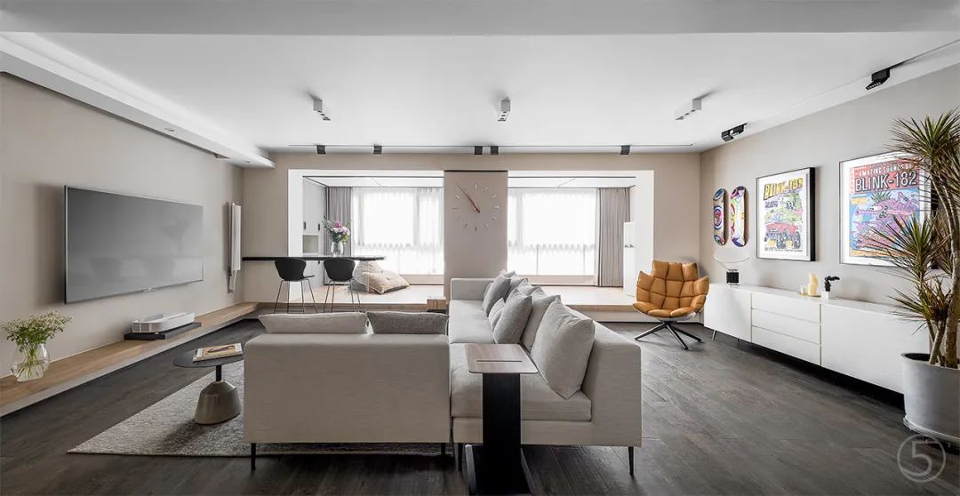 朴素|280㎡现代简约,简单朴素的空间,精致文艺的装饰,满屋轻松惬意